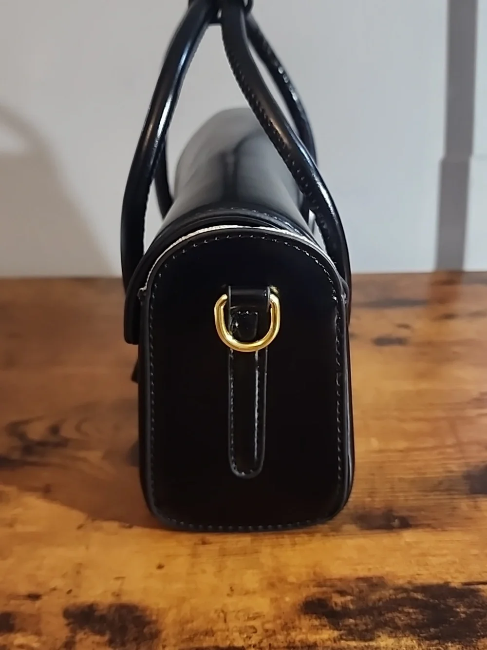 Black Luxurious Elegant Box Bag For Women New Fashion Handbag, Retro Red Color